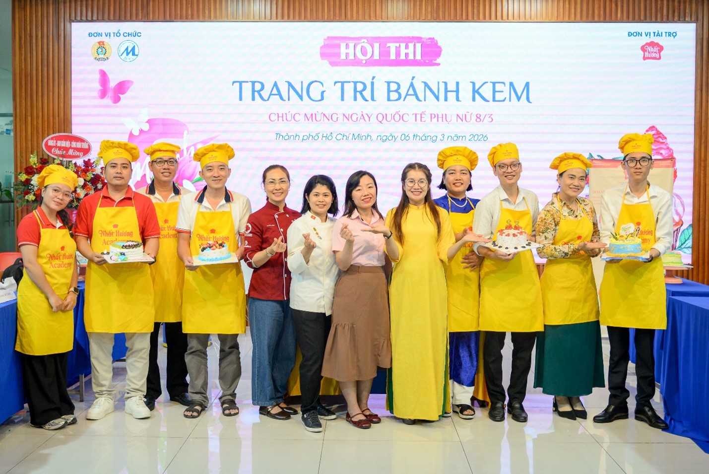 Cuộc thi trang trí bánh kem ngày 8/3